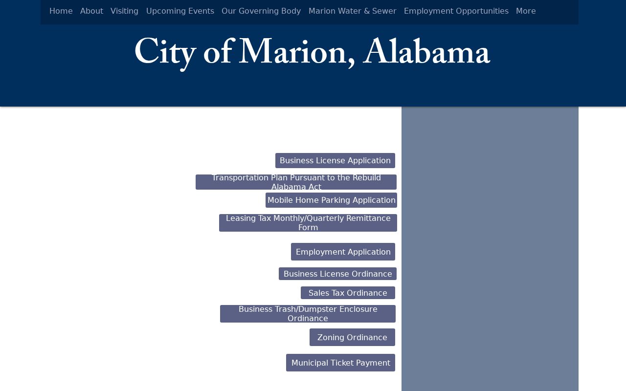Marion criminal records and general city form delivery channels